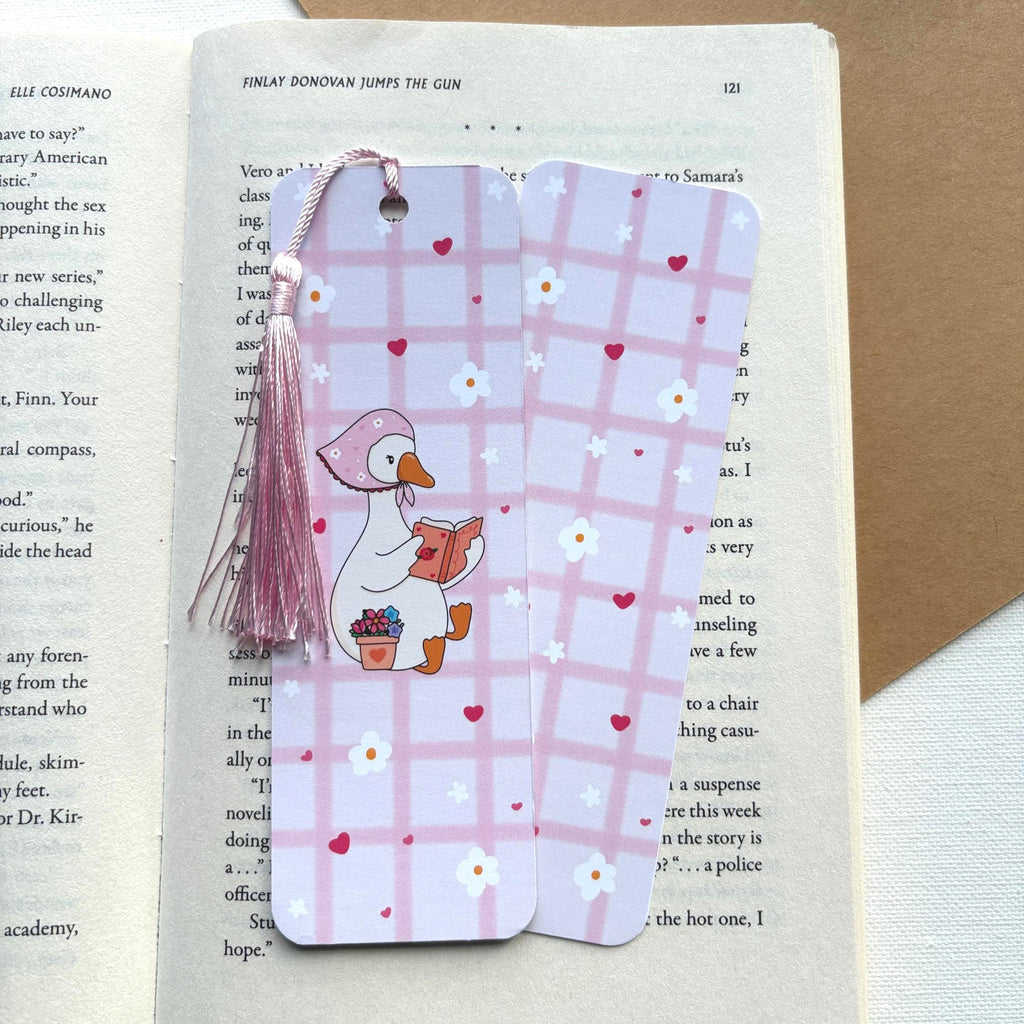 Spring Goose Reading Bookmark