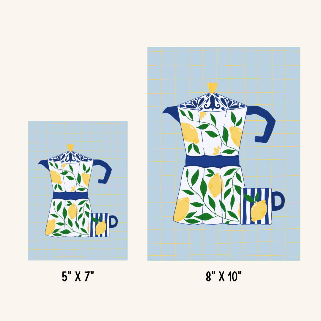 Lemon Espresso Print