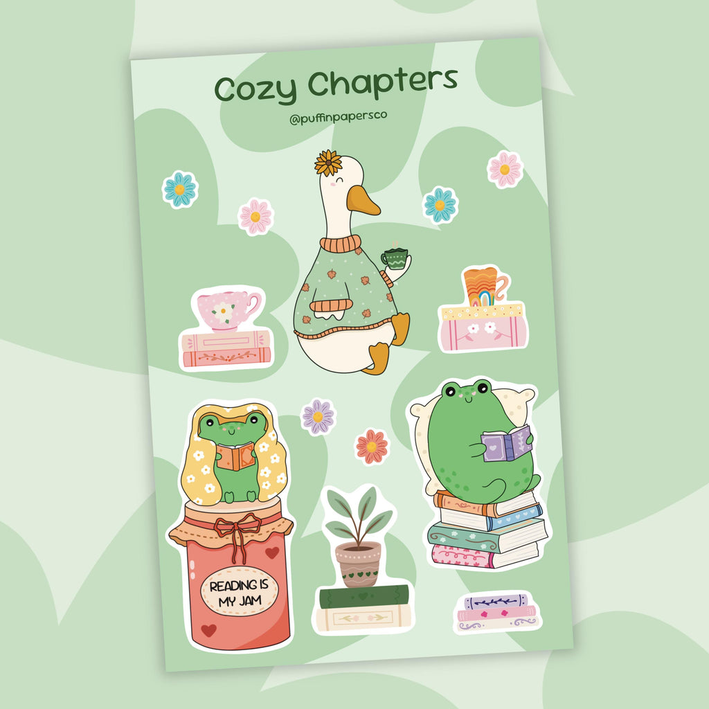 Cozy Chapters Sticker Sheet