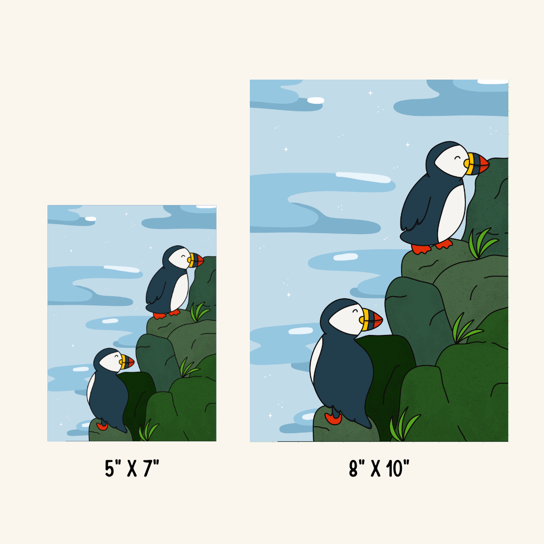 Puffins on the Coast
