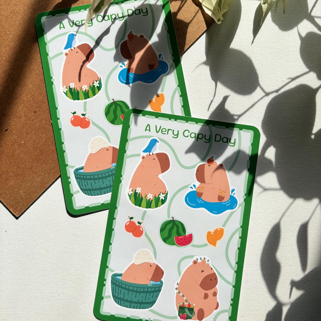 A Very Capy Day Sticker Sheet