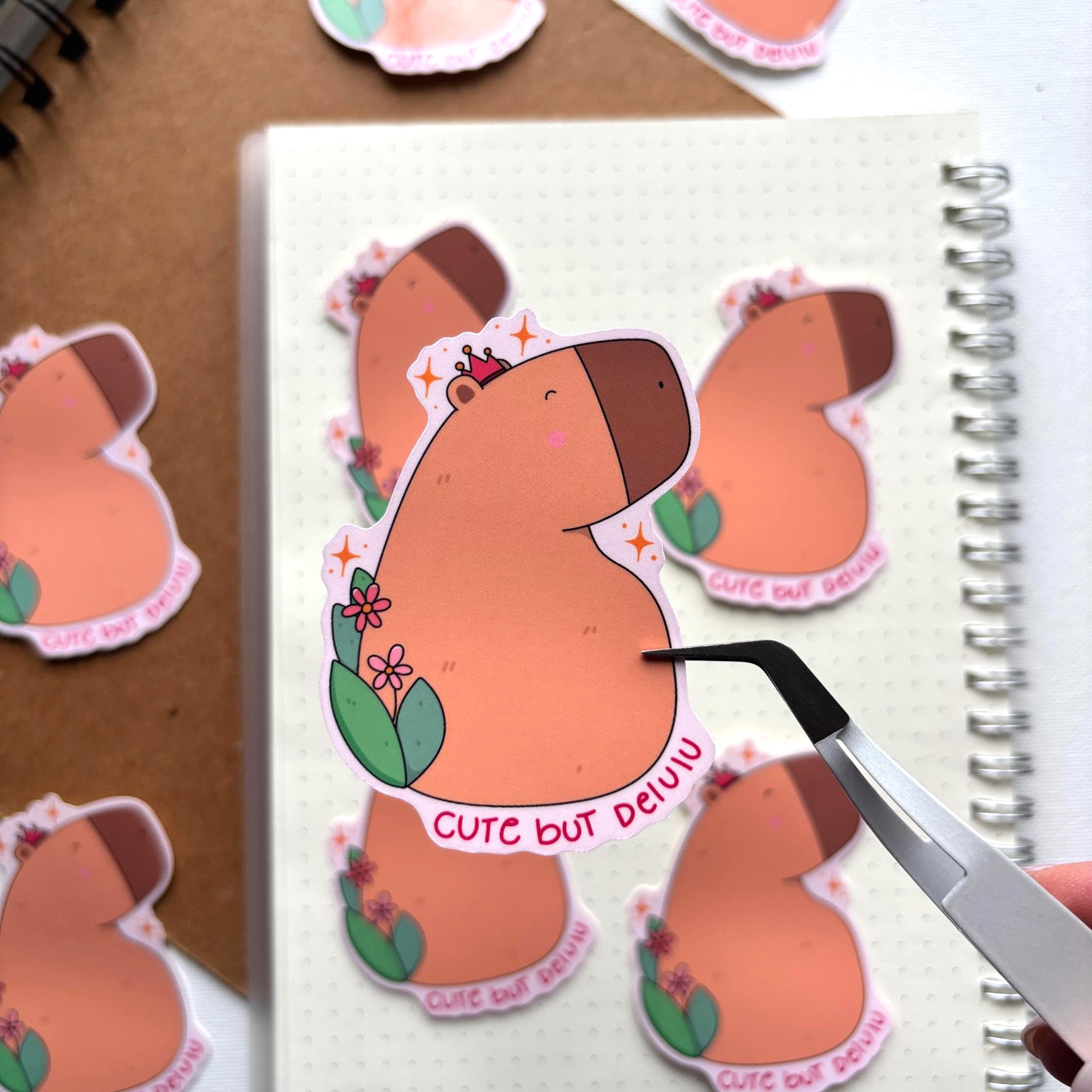Cute But Delulu Vinyl Sticker