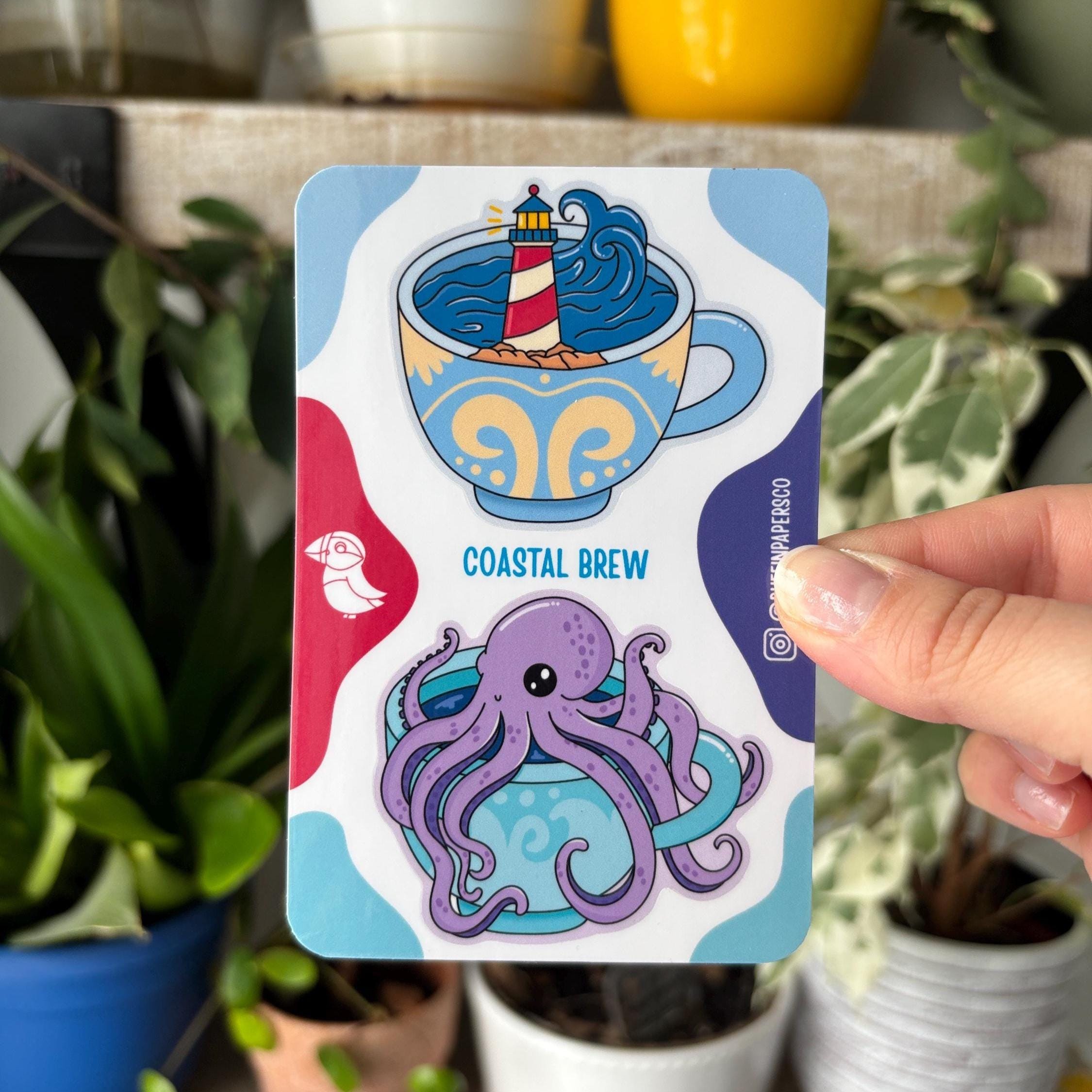 Coffee Sticker Set Vinyl Sticker