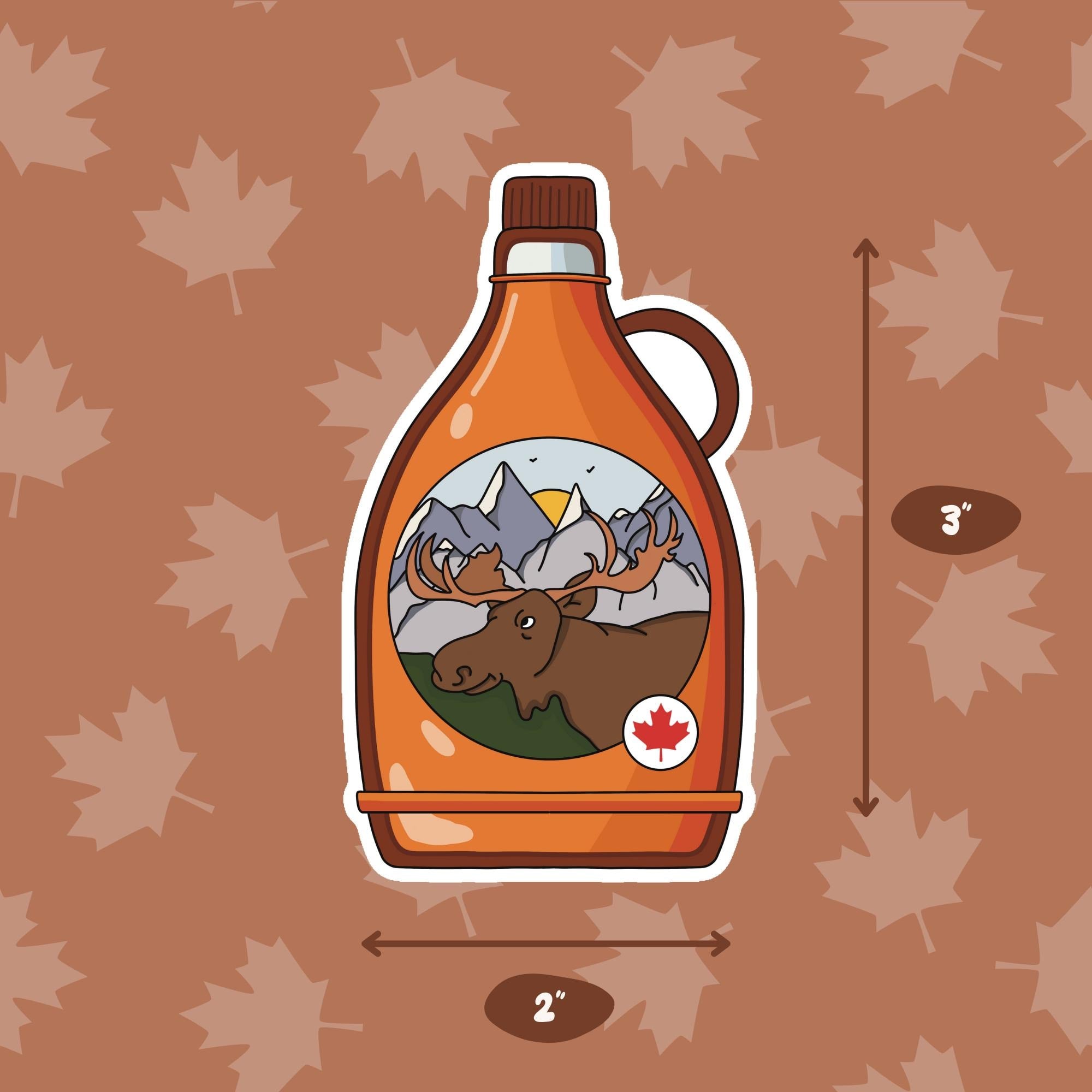 Maple Syrup Sticker Vinyl Sticker