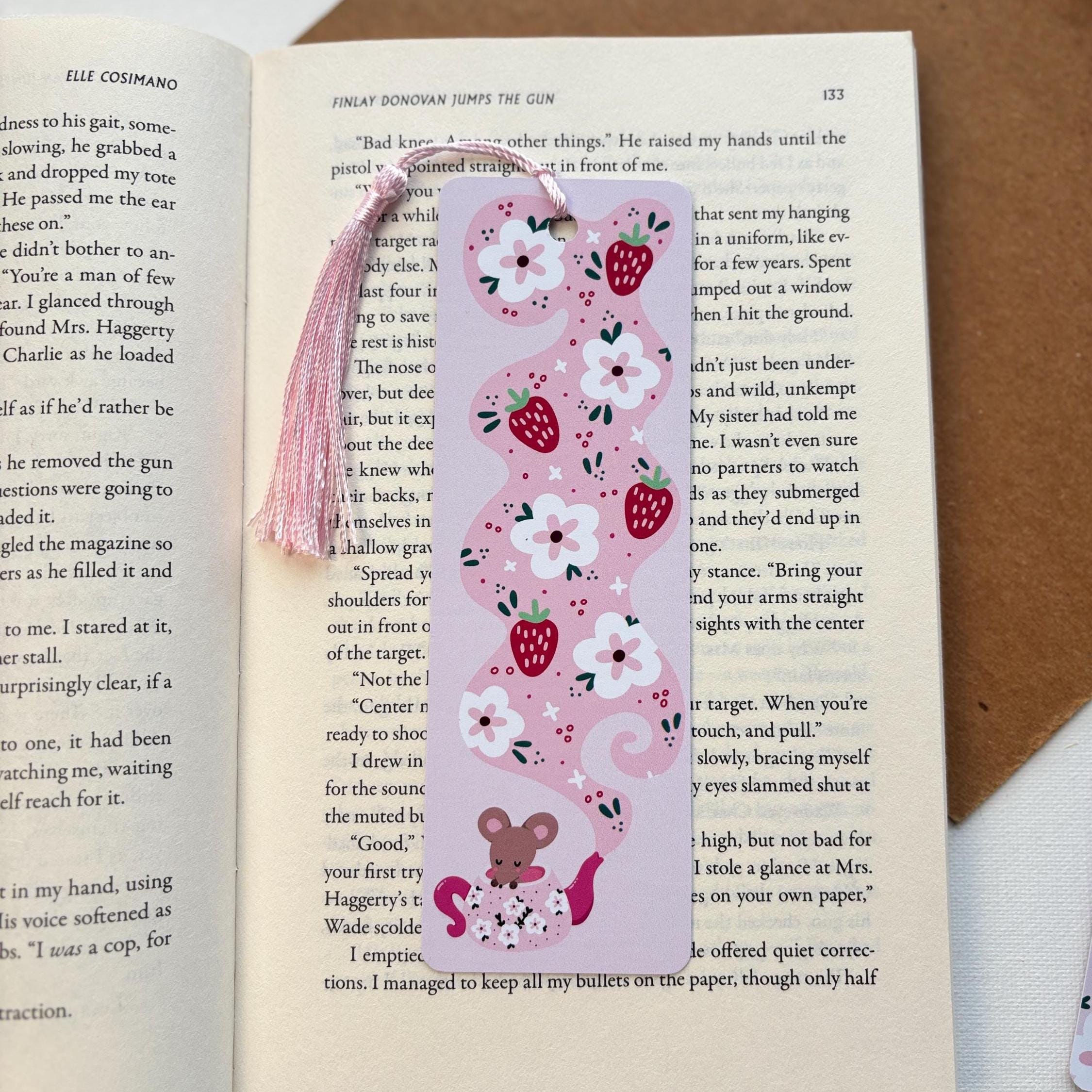 Tea Mouse Bookmark