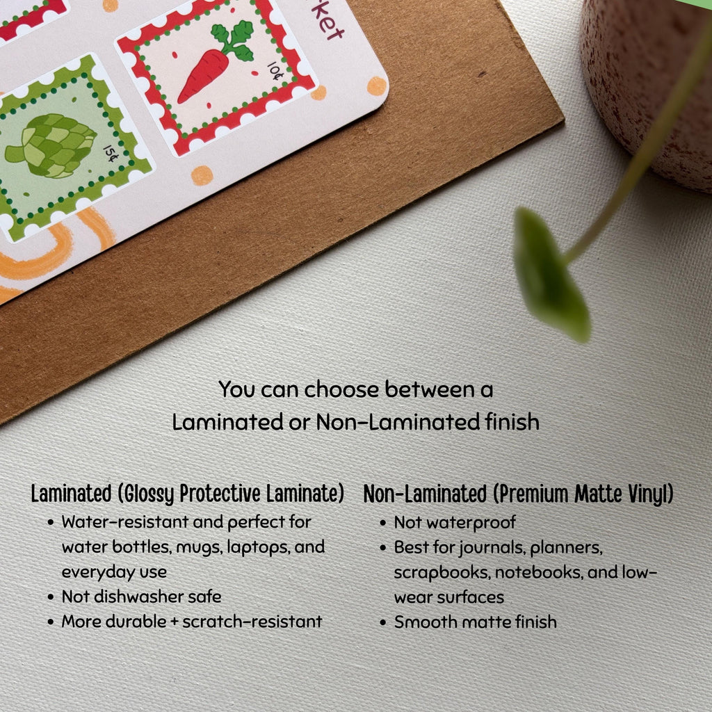 Farmers' Market Stamps Sticker Sheet