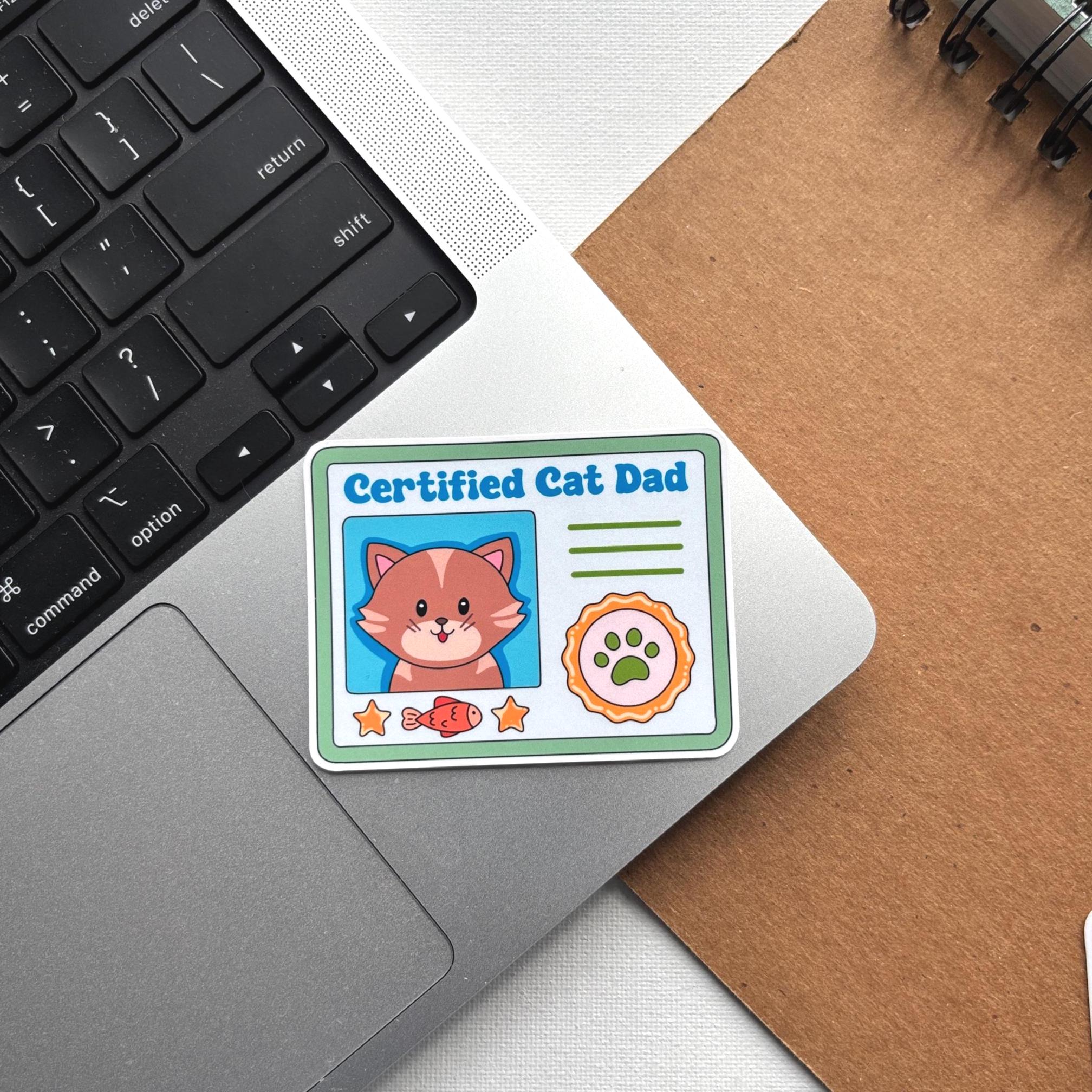 Certified Cat Parent Vinyl Sticker