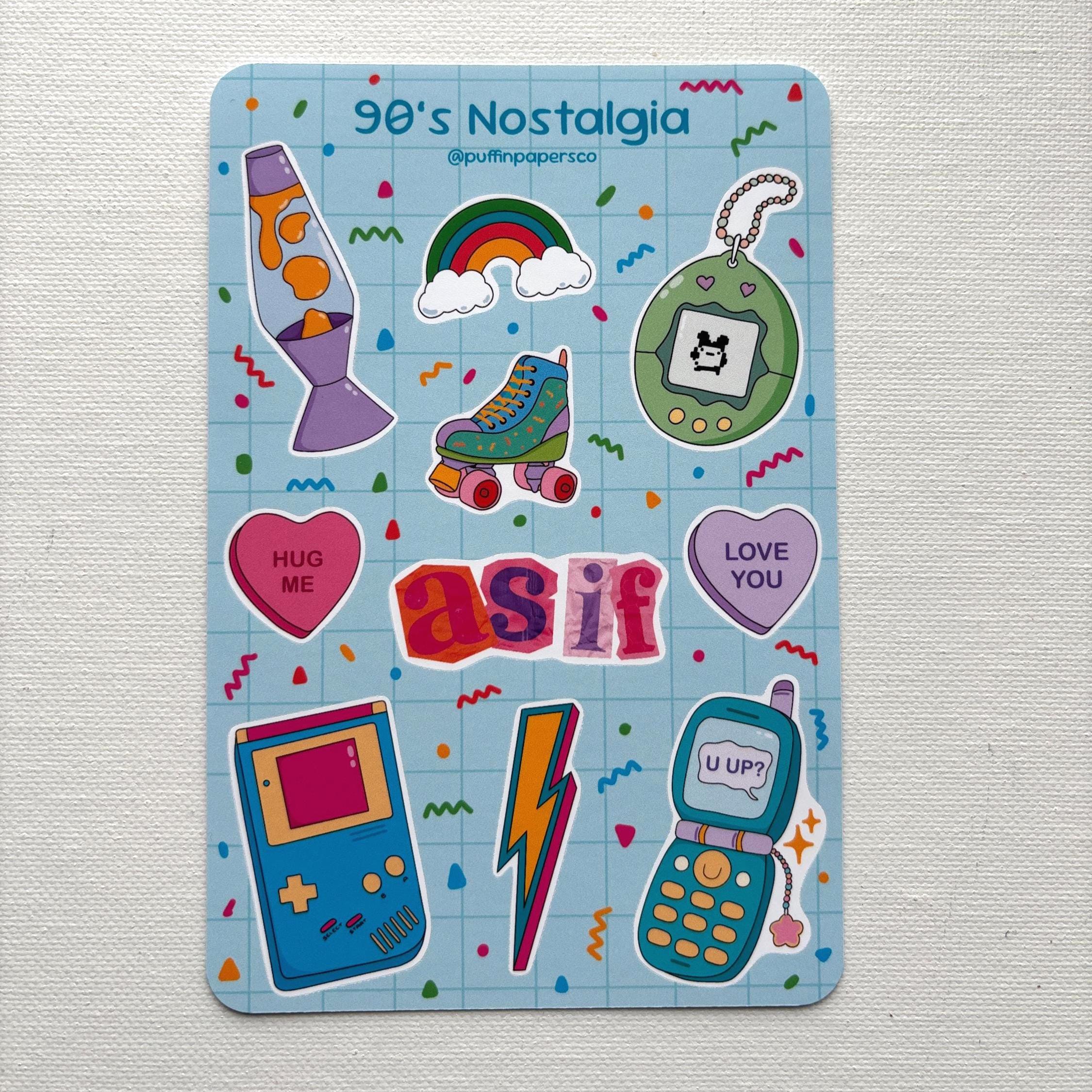 90's Nostalgia Sticker Sheet
