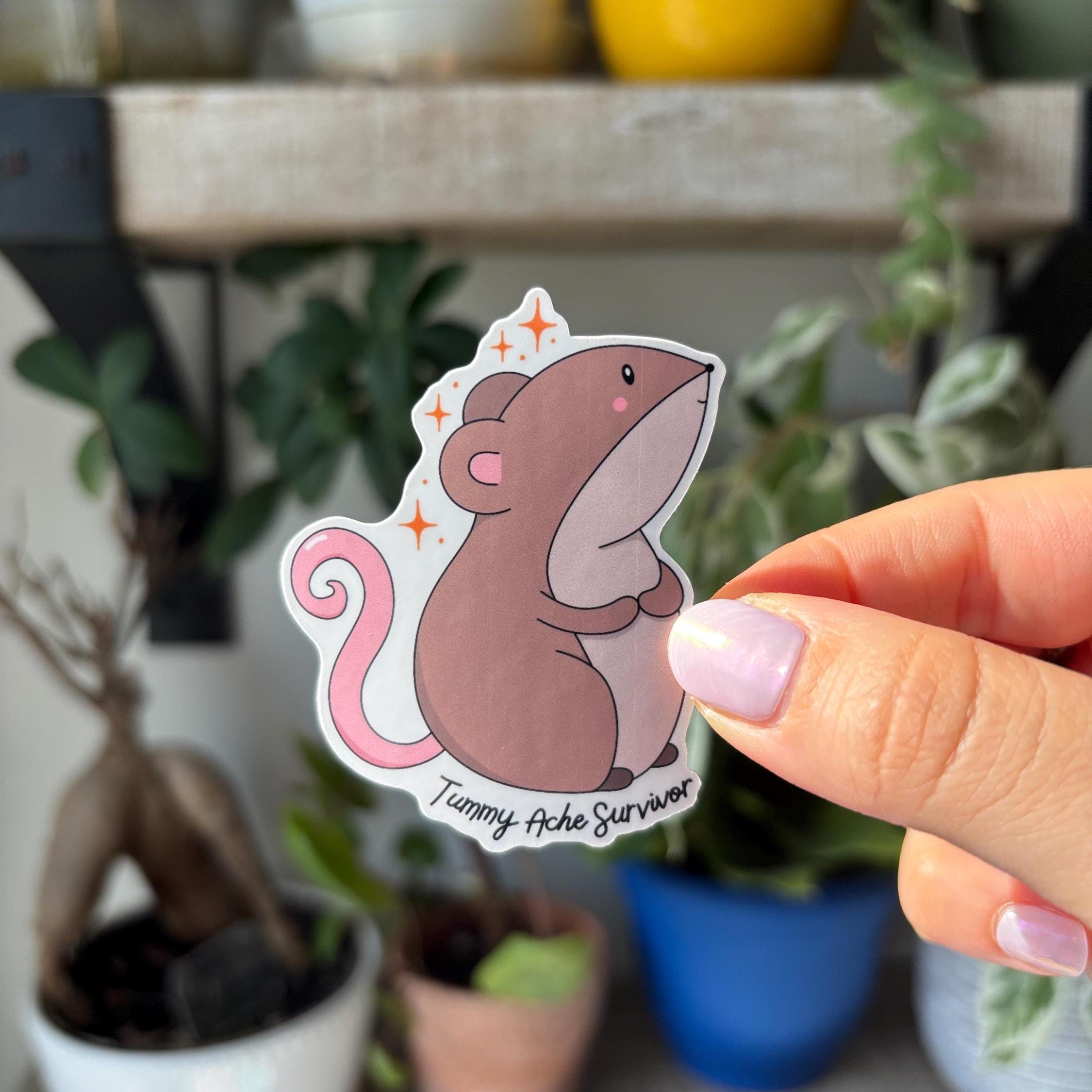 Tummy Ache Survivor Vinyl Sticker