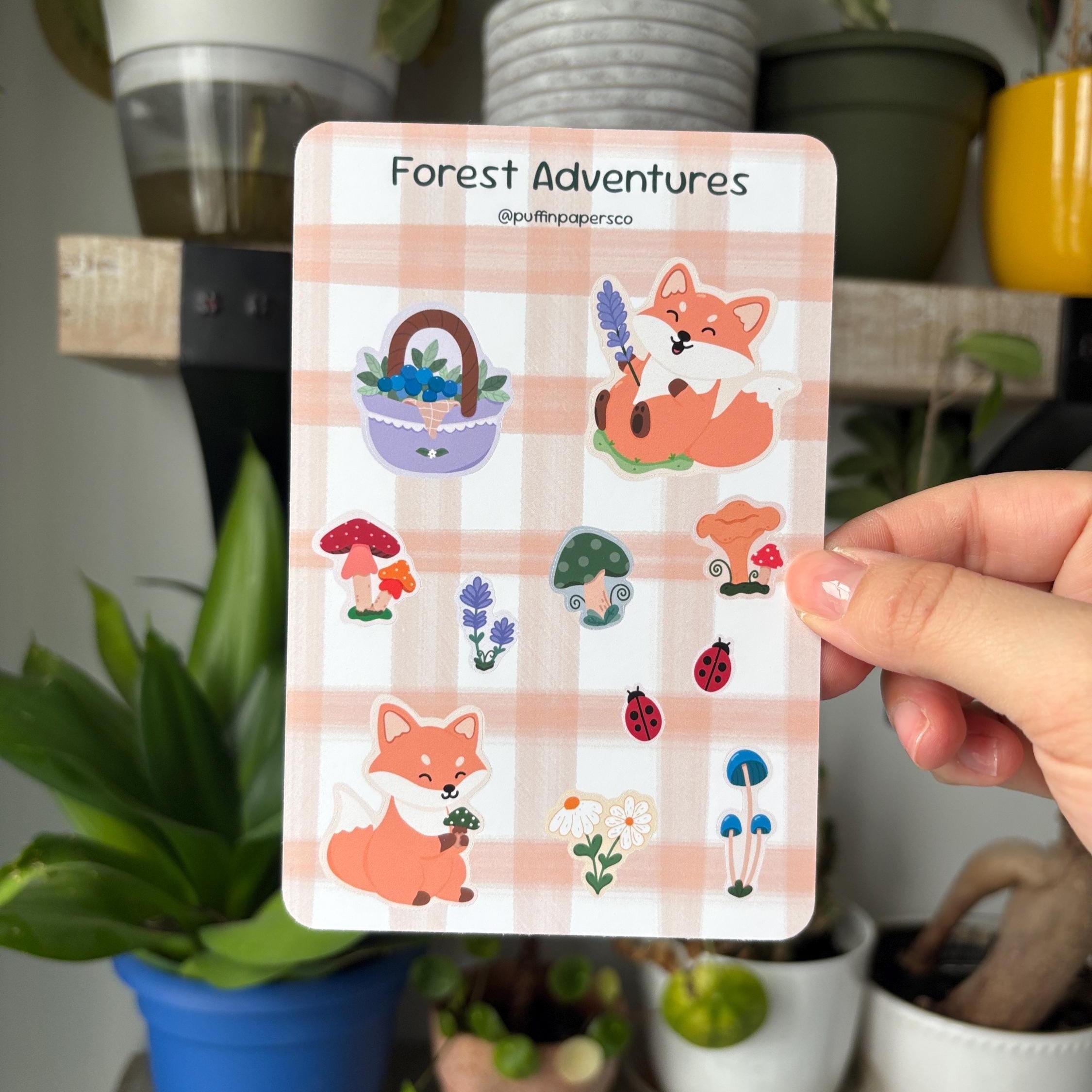 Forest Adventure Sticker Sheet