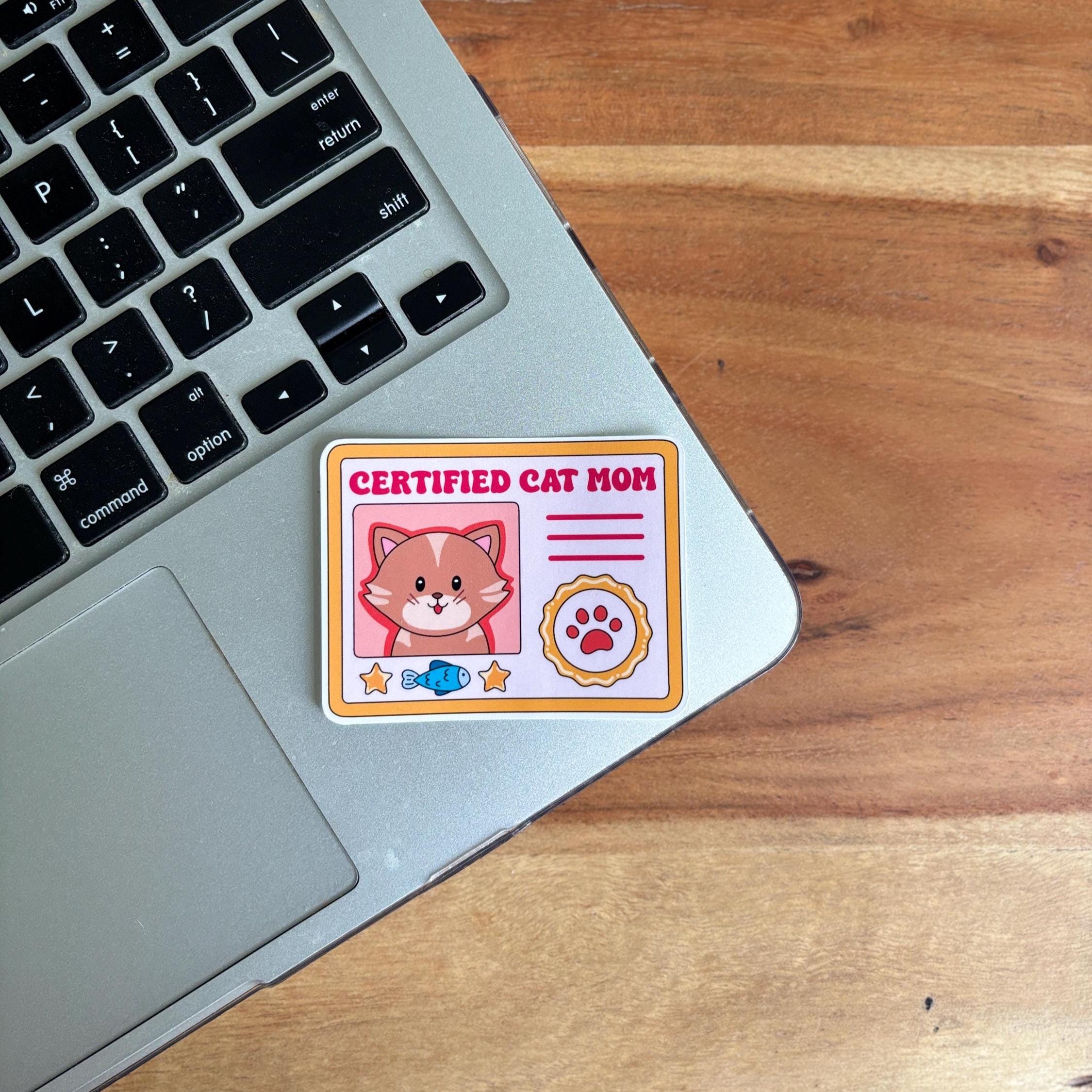 Certified Cat Parent Vinyl Sticker