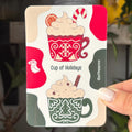 Christmas Coffee Sticker Set