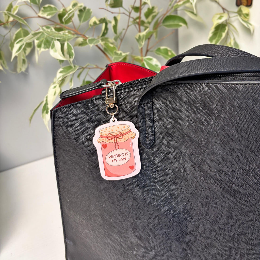 Reading is my Jam Acrylic Keychain