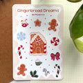 Gingerbread Dreams Sticker Sheet