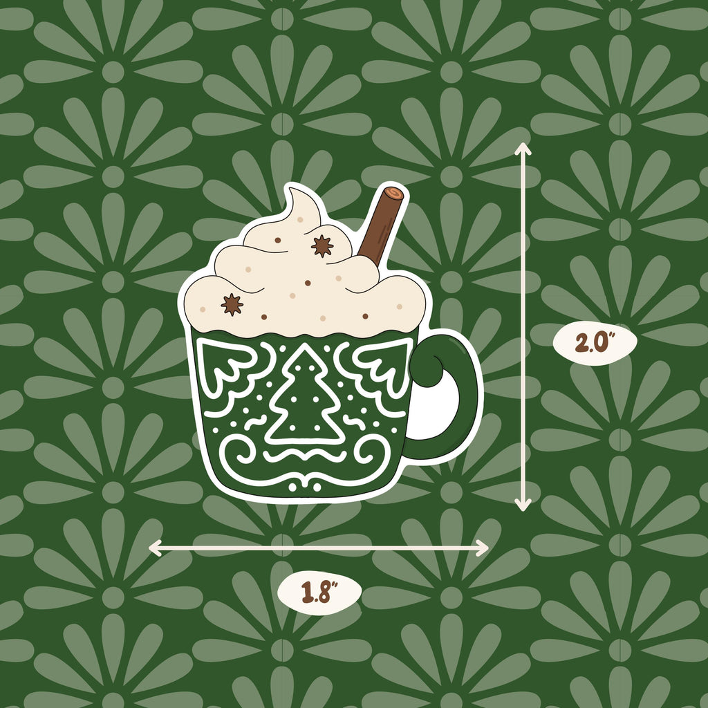 Christmas Coffee Sticker Set