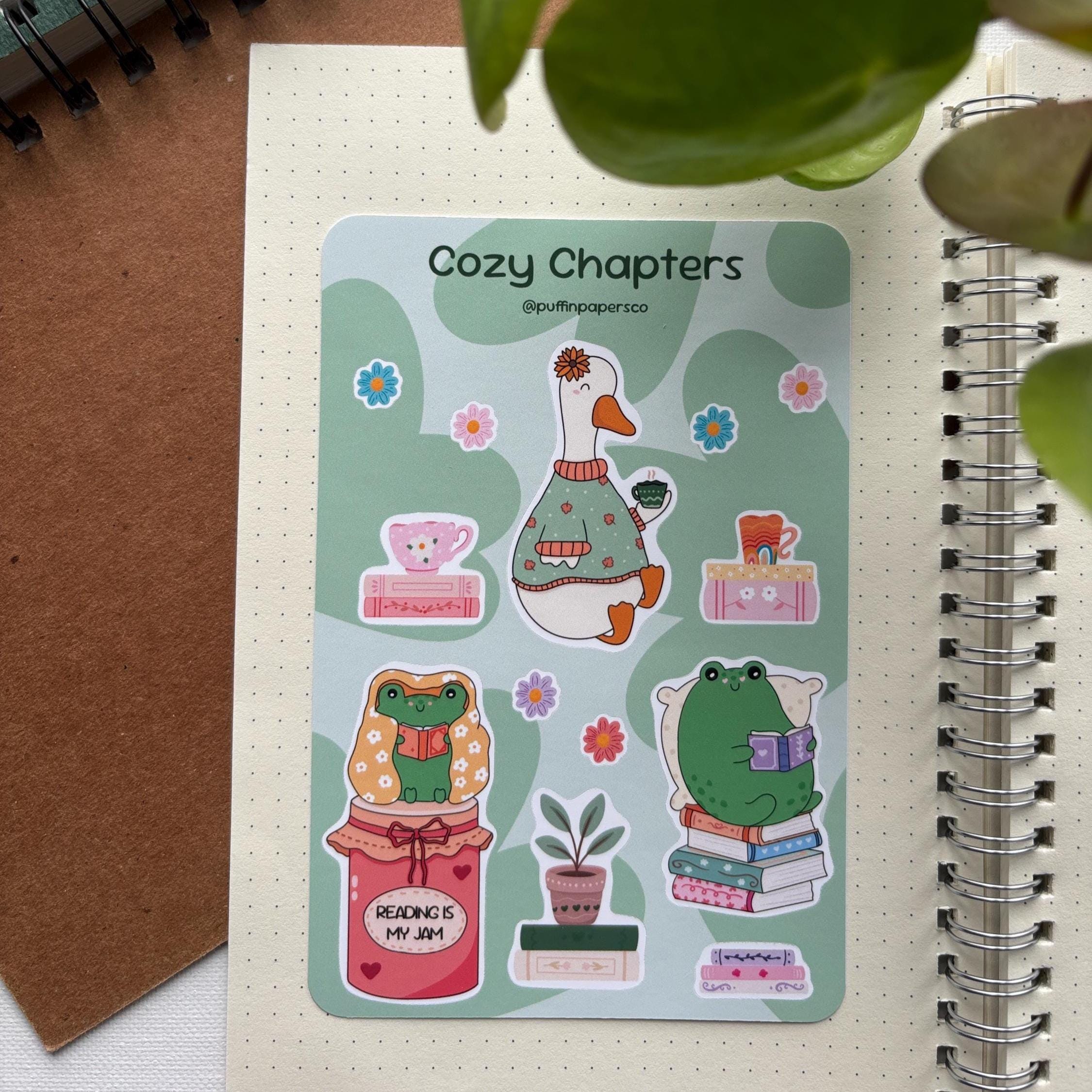 Cozy Chapters Sticker Sheet