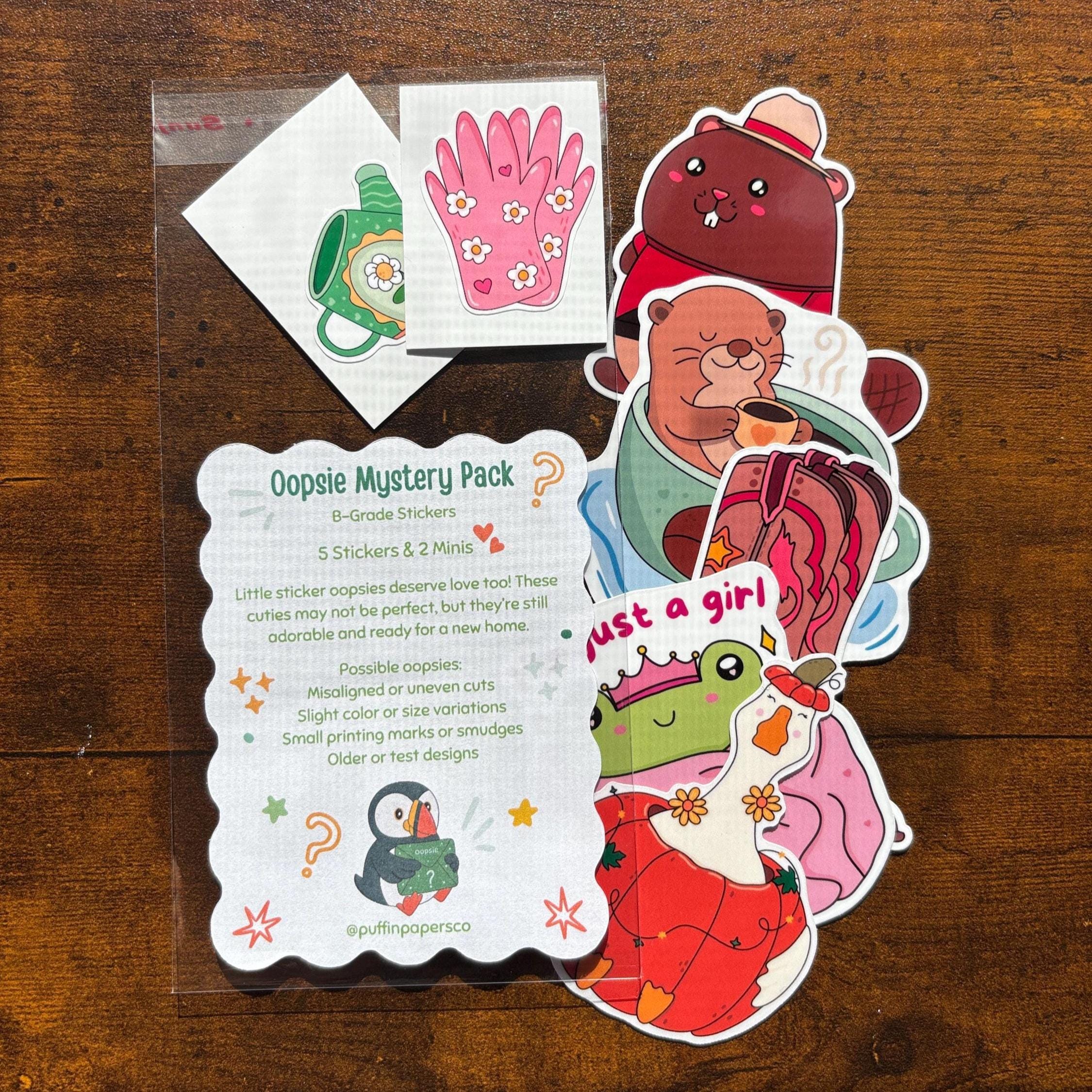 Oopsie Myster Sticker Bag