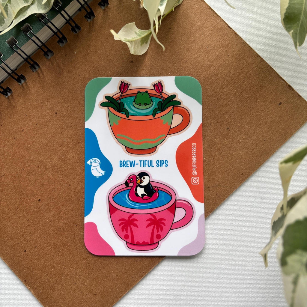 Coffee Sticker Set Vinyl Sticker