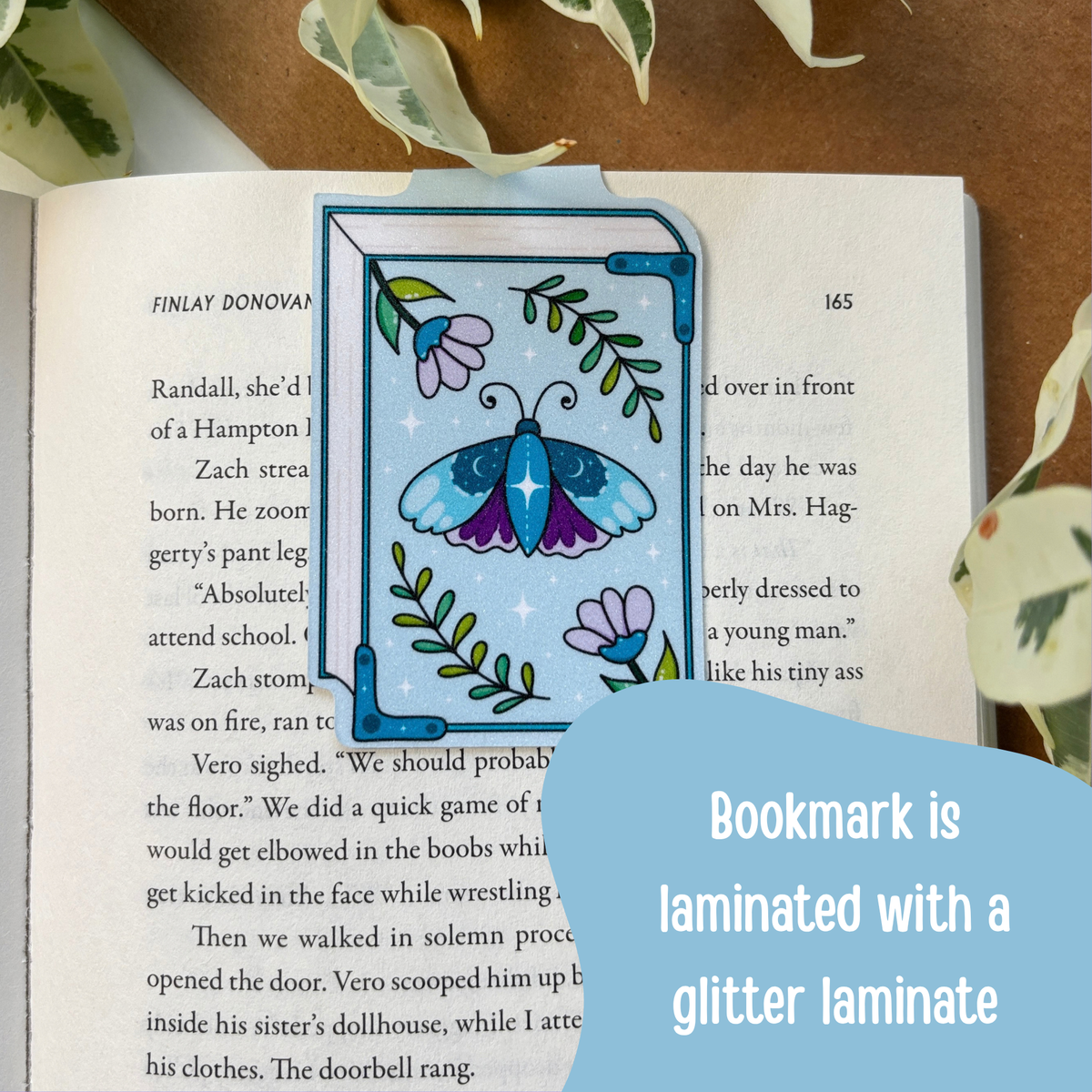 Magical Glitter Magnetic Bookmark