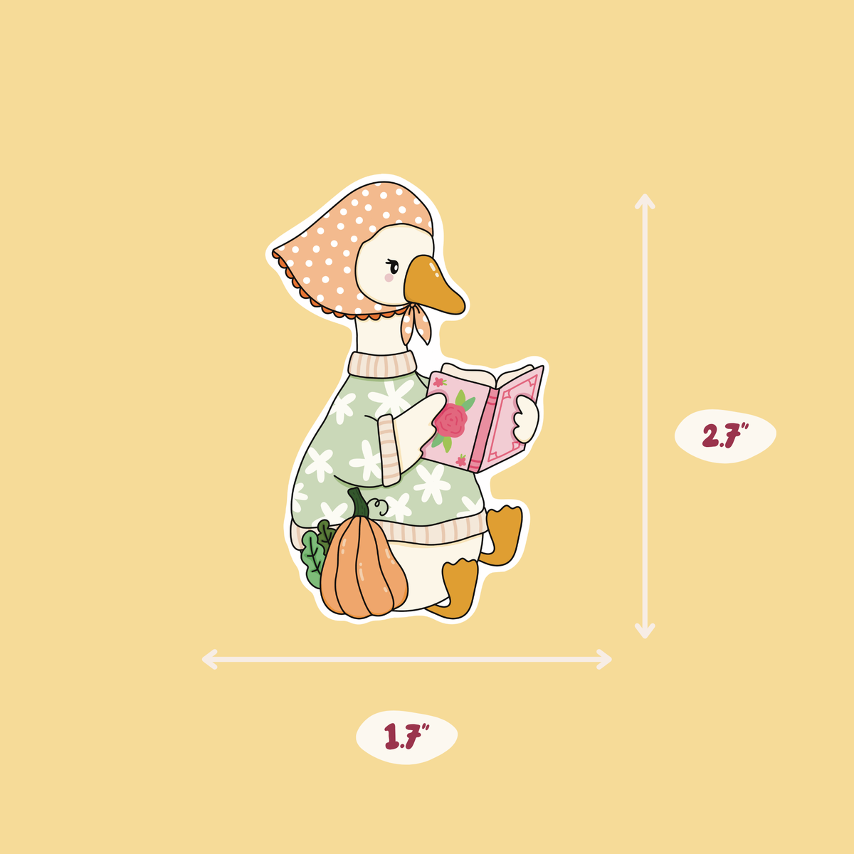 Fall Goosey Sticker