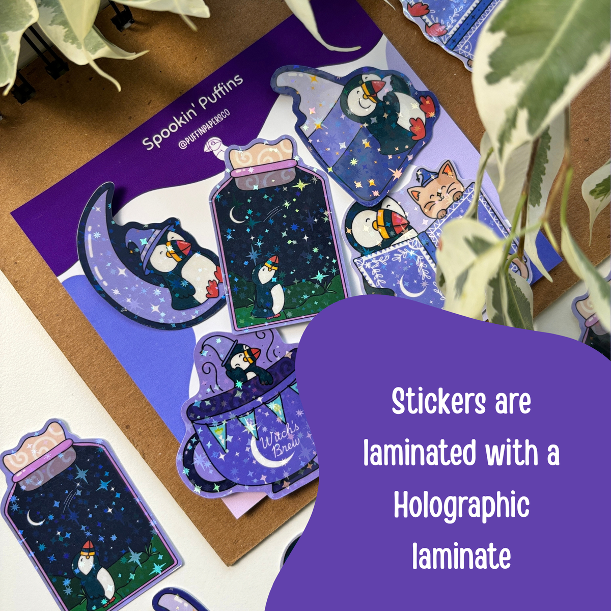 Puffin Magic - Sticker Pack - 5 Stickers