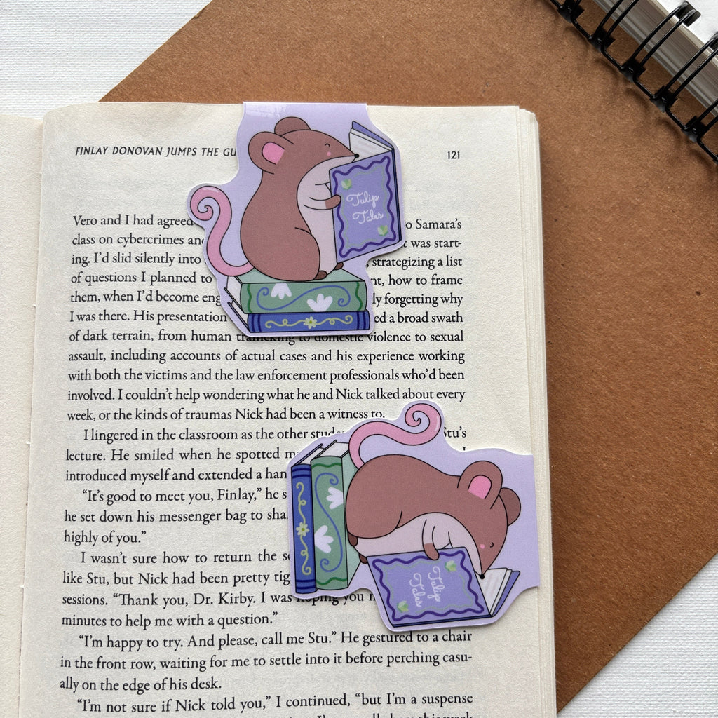 Mouse Reading Magnetic Bookmark