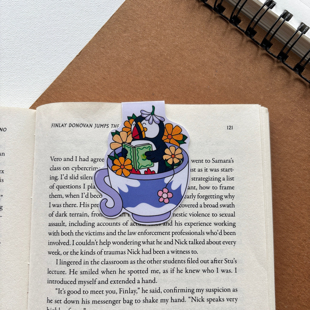 Puffin Reading Magnetic Bookmark