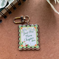 Just One More Chapter Stamp Acrylic Keychain