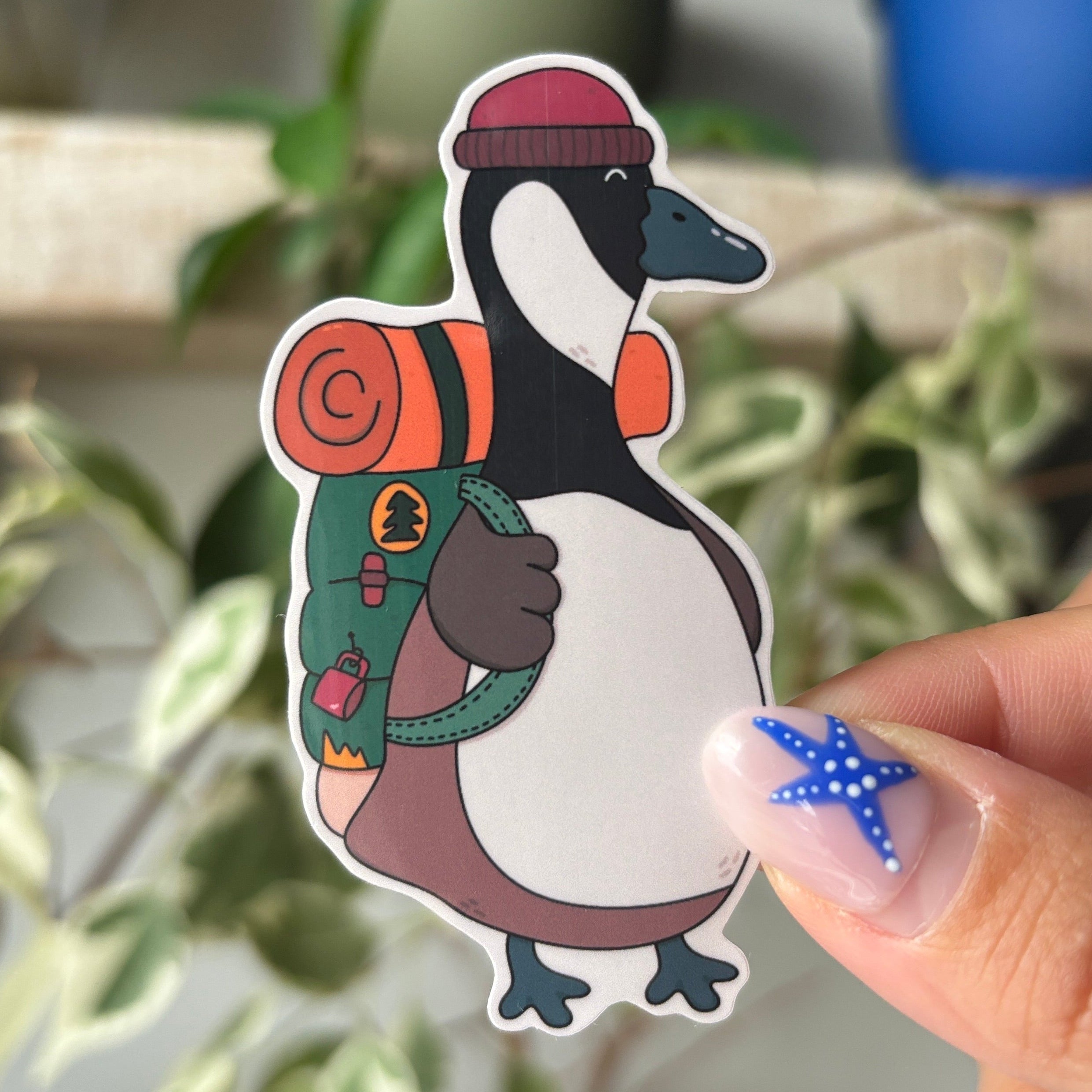 Canadian Goose Camping Vinyl Sticker