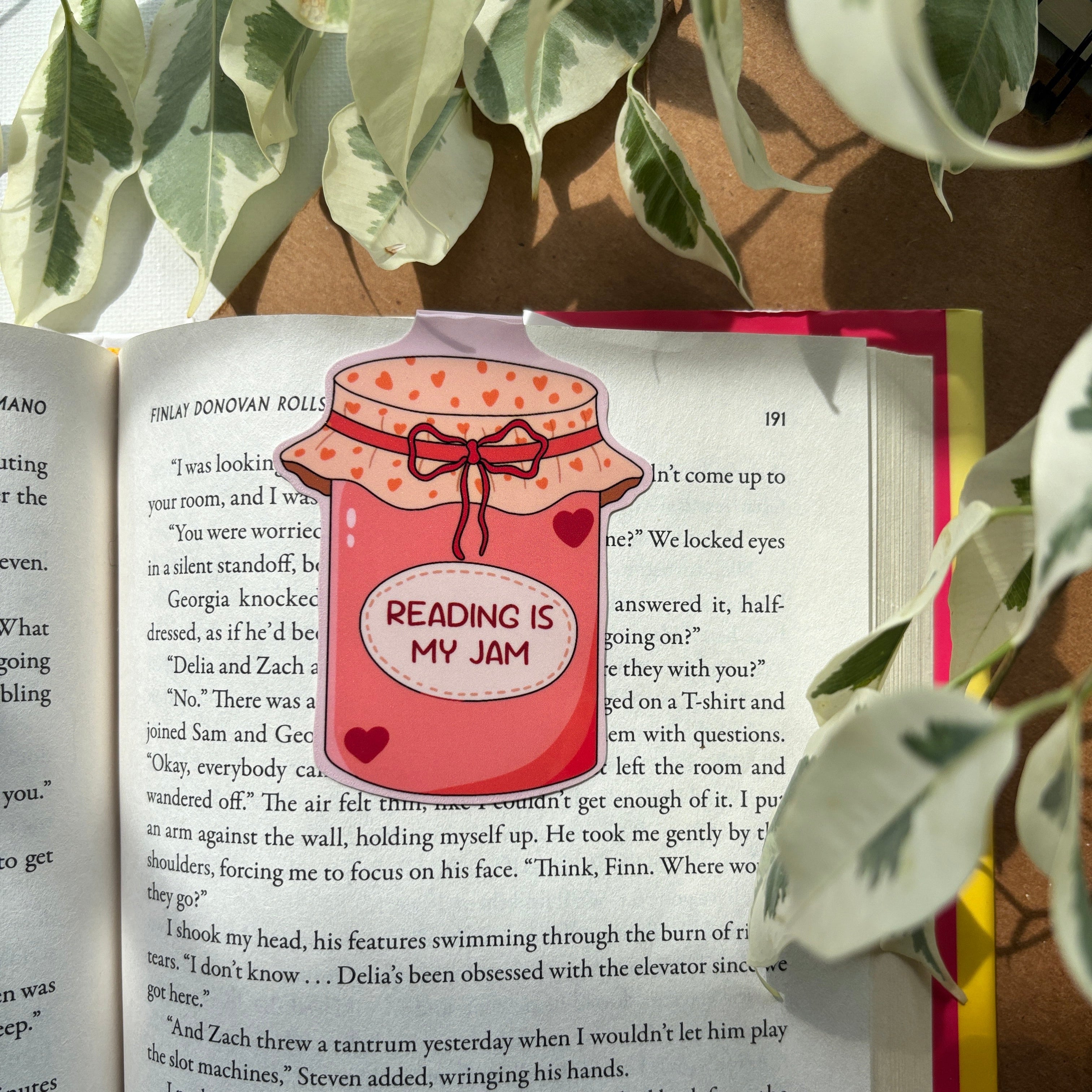 Reading Is My Jam Magnetic Bookmark