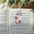 Goose Reading a Book Magnetic Bookmark