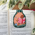 Capybara Reading Magnetic Bookmark