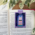 Bookworm Tarot Card Magnetic Bookmark