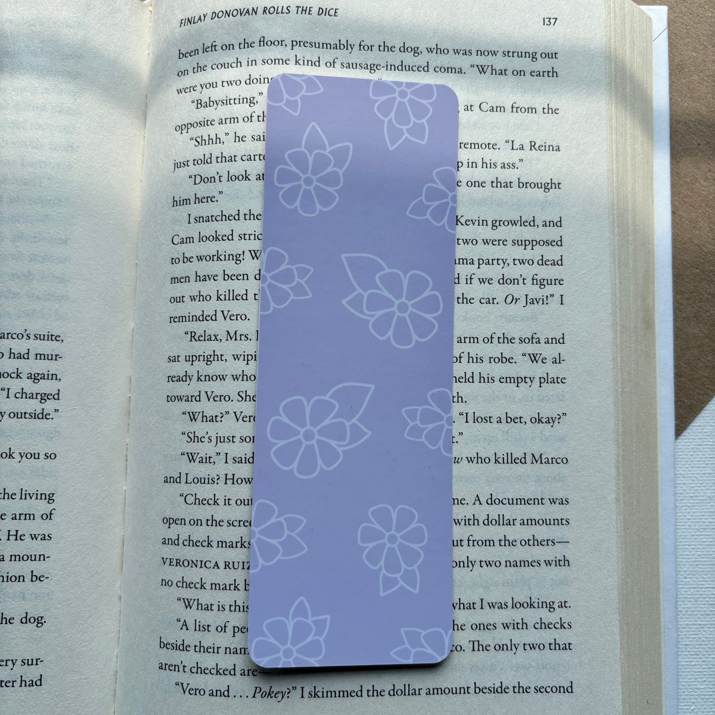 Spring Puffin Reading Bookmark