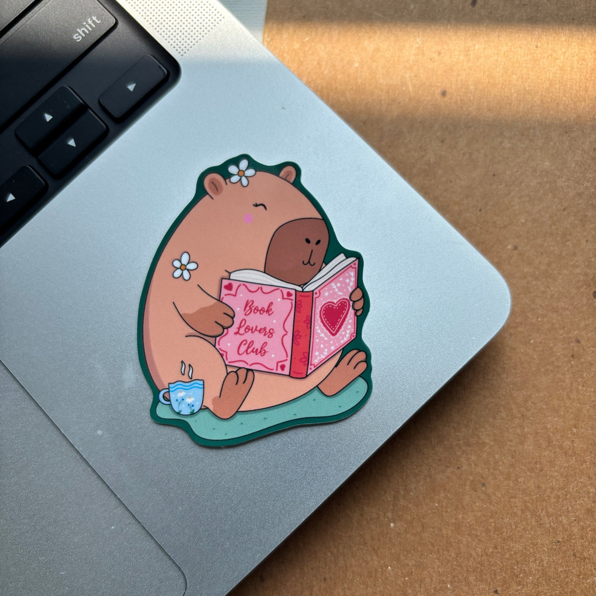 Cozy Capybara Reading
