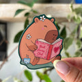 Cozy Capybara Reading