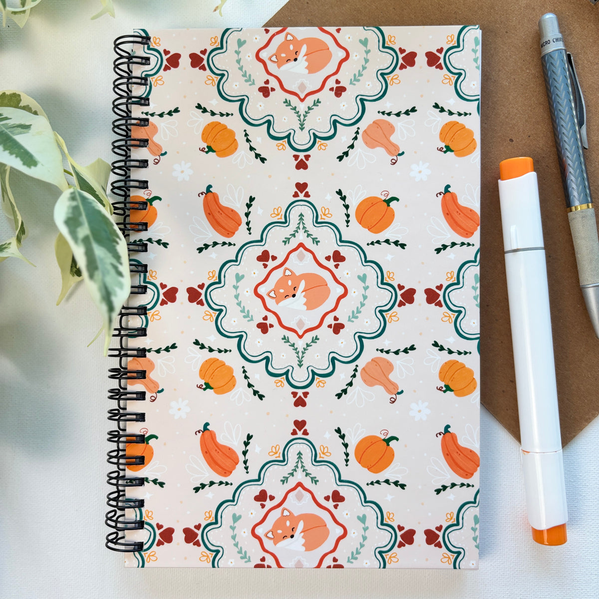 Cozy Fox Woodland Notebook