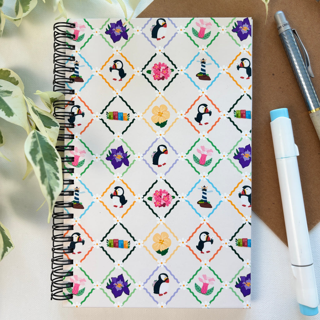 Spring Puffin Notebook