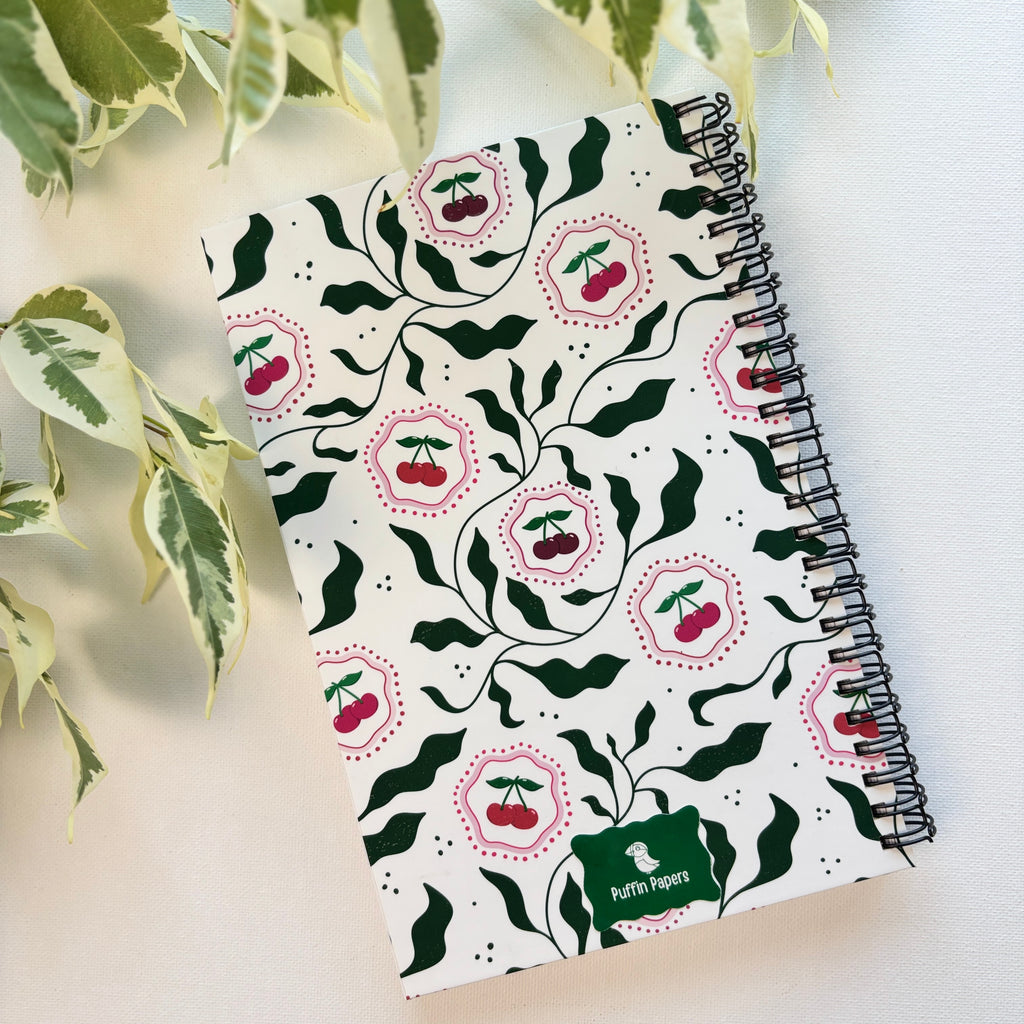 Vintage Cherry Notebook