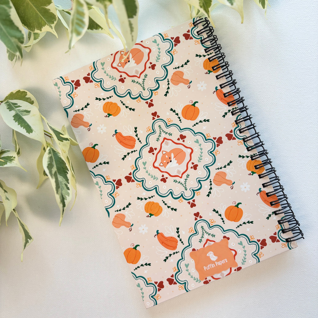 Cozy Fox Woodland Notebook