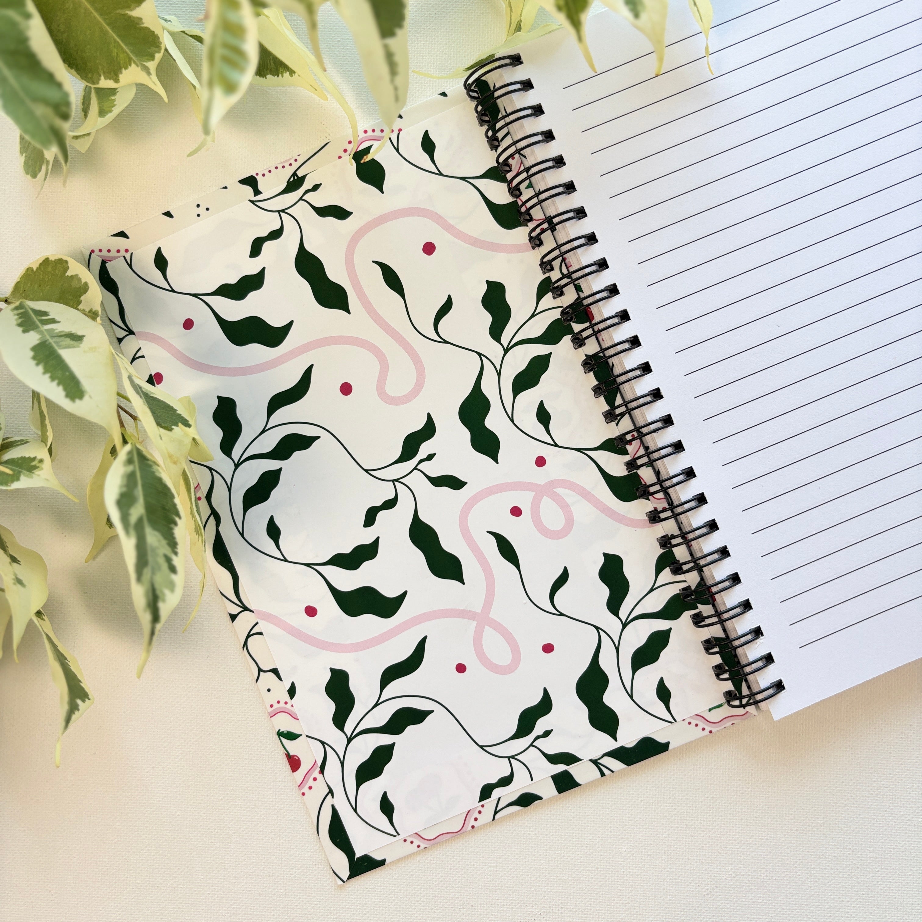 Vintage Cherry Notebook