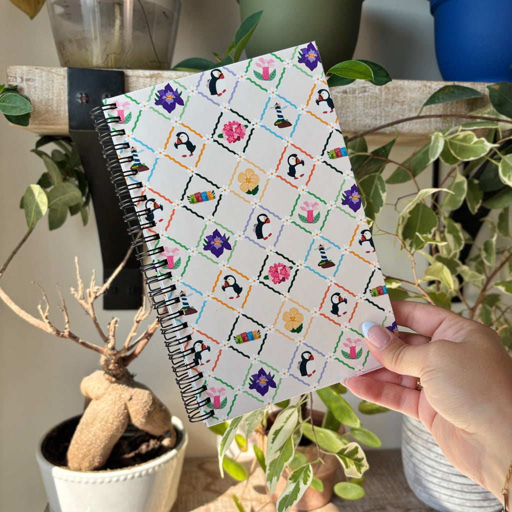 Spring Puffin Notebook