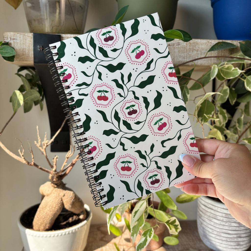 Vintage Cherry Notebook
