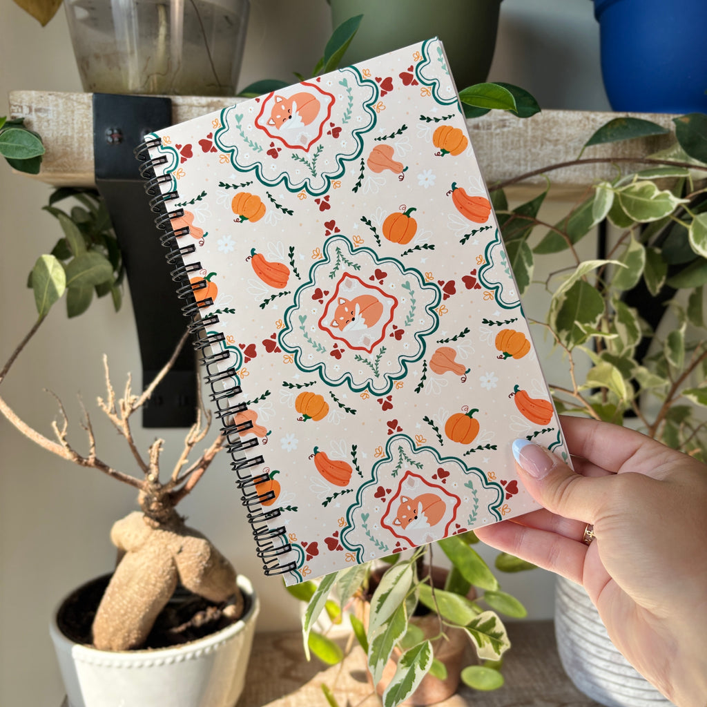 Cozy Fox Woodland Notebook