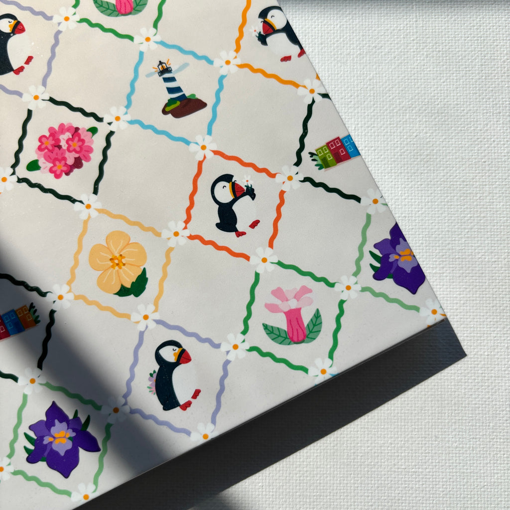 Spring Puffin Notebook