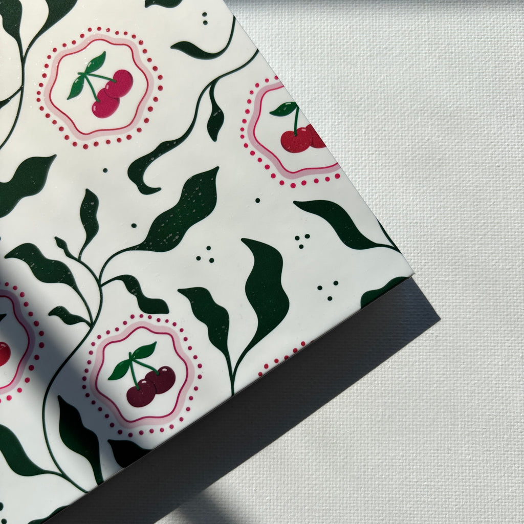 Vintage Cherry Notebook