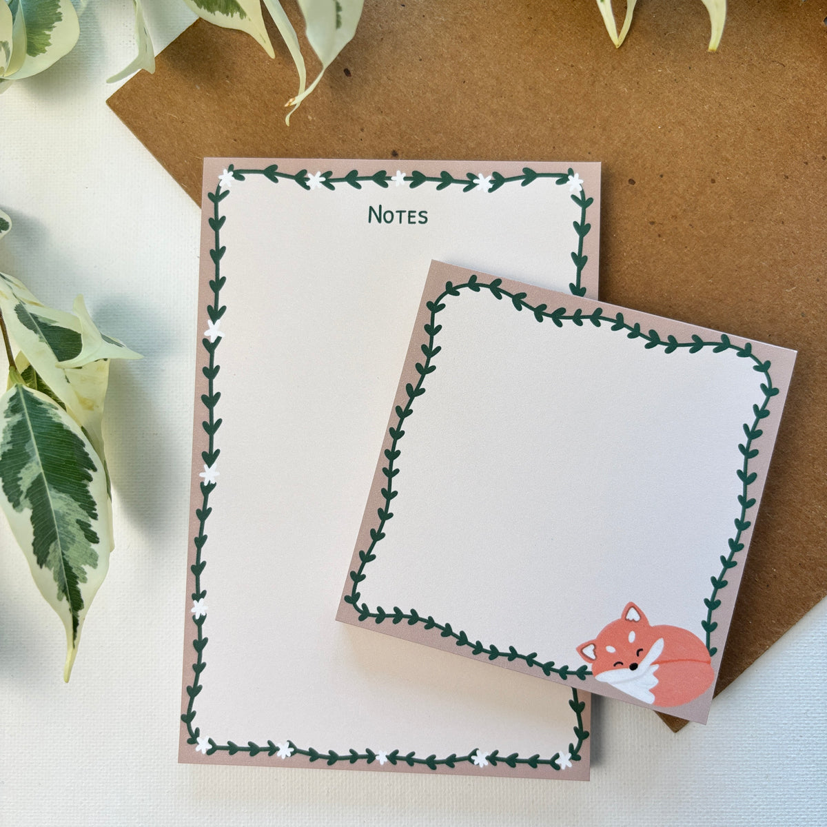 Woodland Fox Notepad