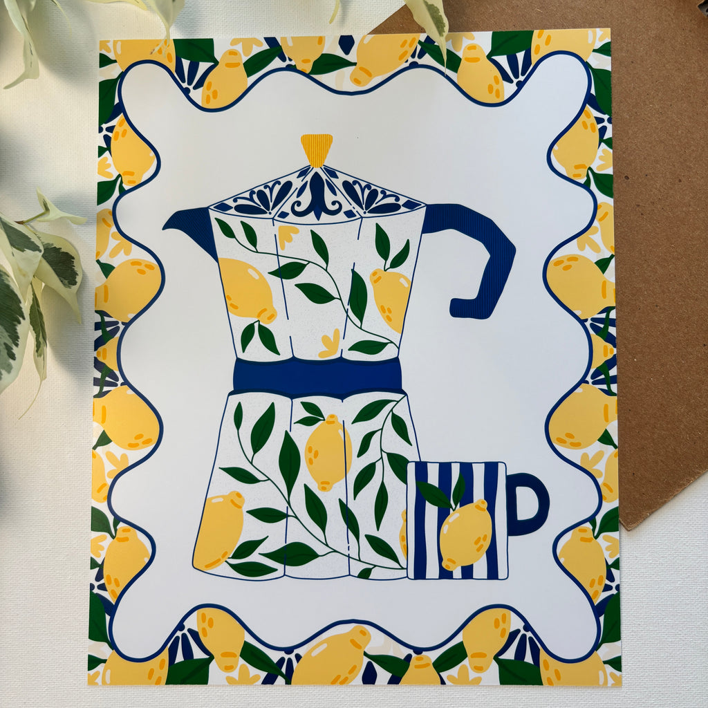 Lemon Espresso Print
