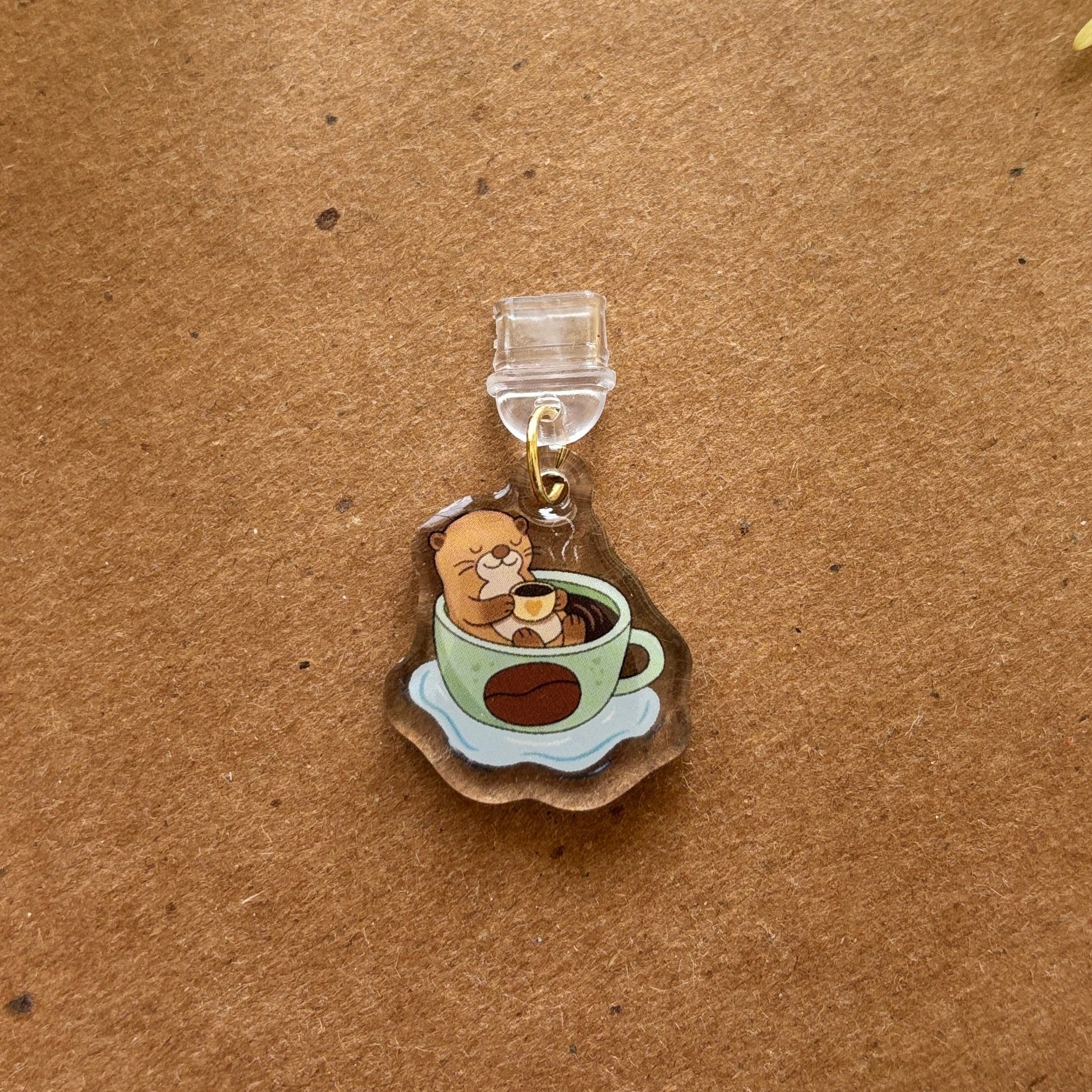 Cozy Otter USB-C Dust Charm