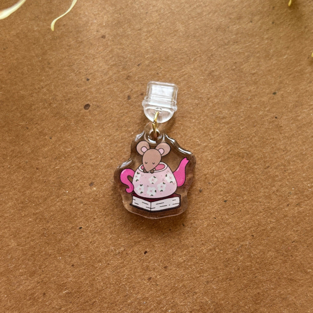 Tea Mouse USB-C Dust Charm